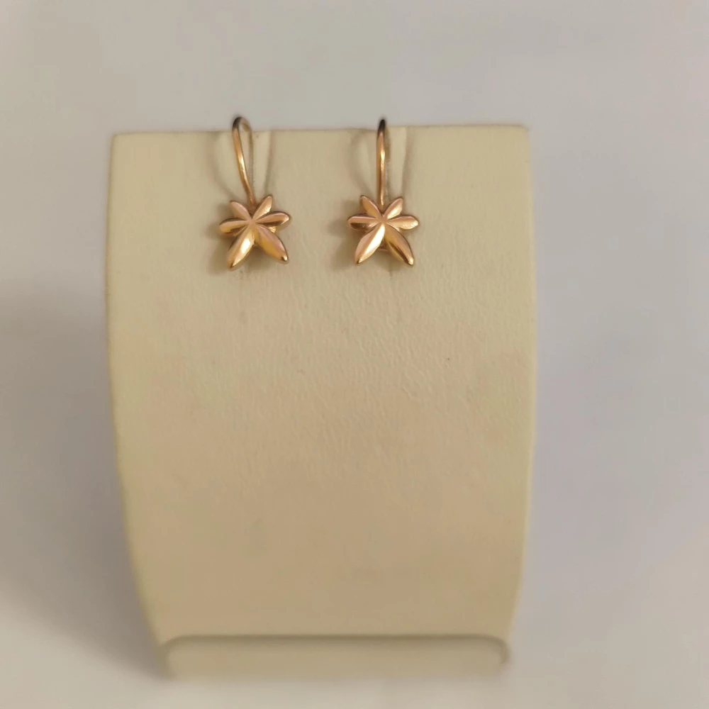 Серьги из красного золота 583 пробы