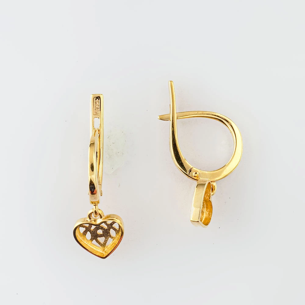 Серьги из желтого золота 585 пробы