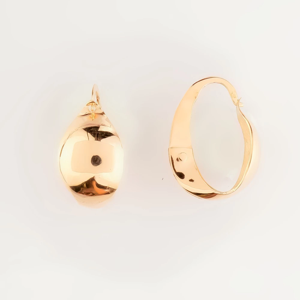 Серьги из красного золота 585 пробы