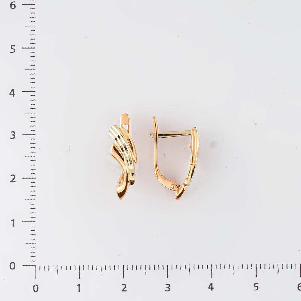 Серьги из белого золота 585 пробы