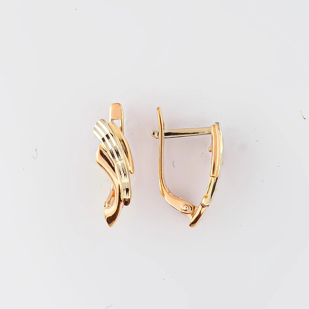 Серьги из белого золота 585 пробы