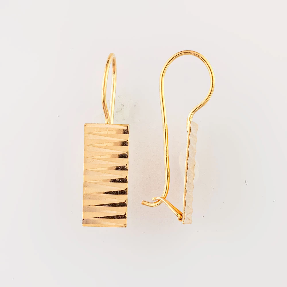 Серьги из красного золота 585 пробы