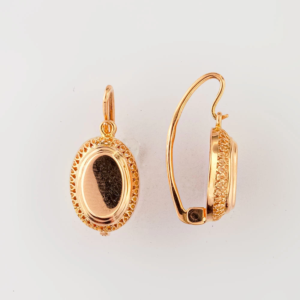 Серьги из красного золота 583 пробы