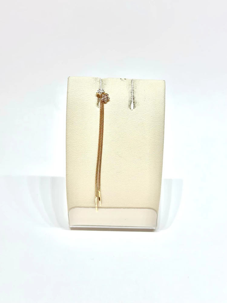 Серьги из красного золота 585 пробы