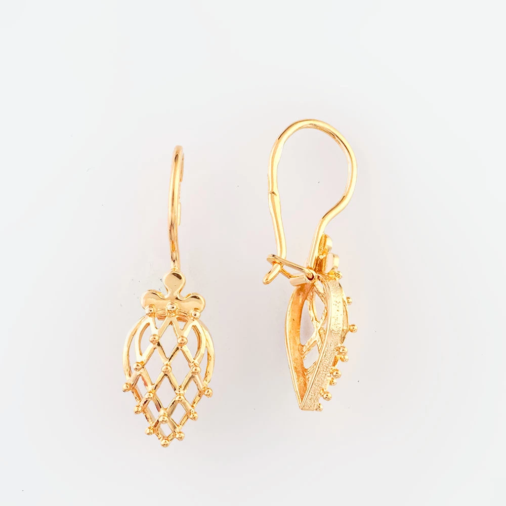 Серьги из красного золота 583 пробы