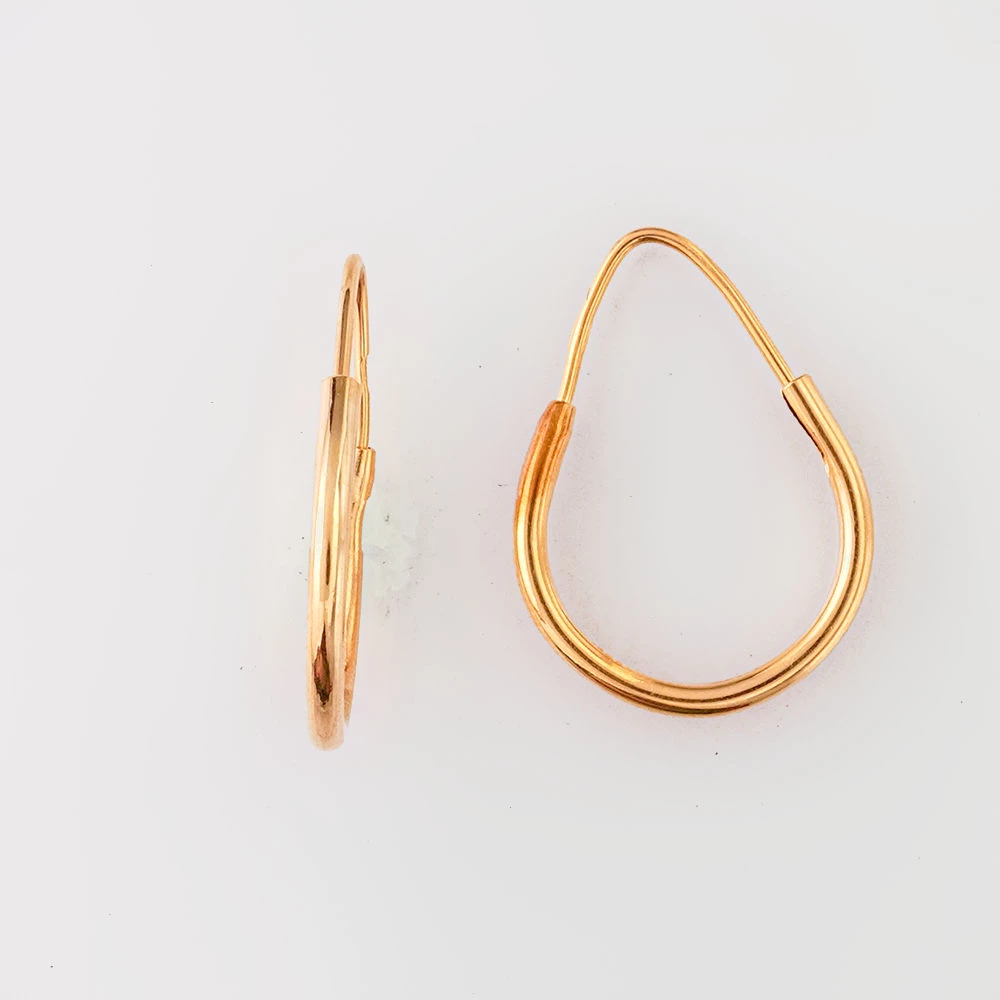 Серьги из красного золота 585 пробы