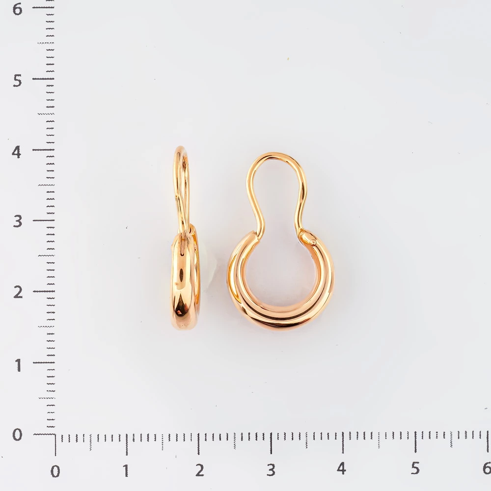 Серьги из красного золота 585 пробы