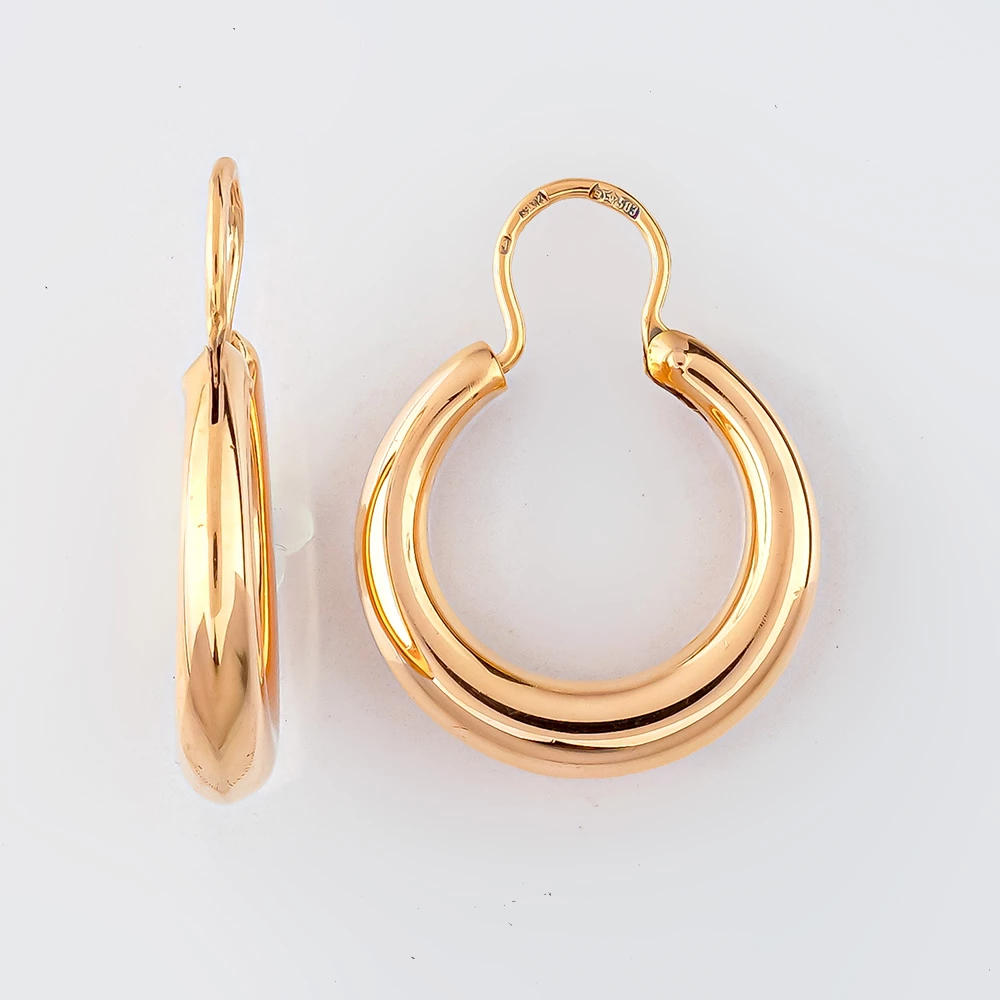 Серьги из красного золота 583 пробы