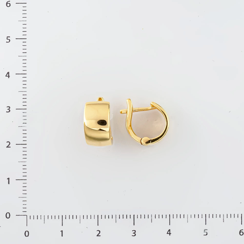Серьги из желтого золота 585 пробы