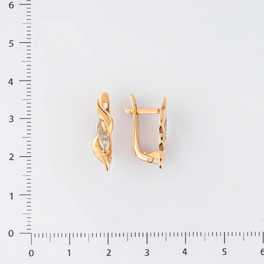 Серьги из красного золота 583 пробы