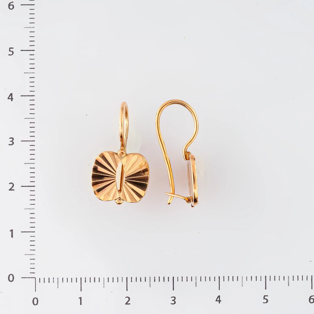 Серьги из красного золота 583 пробы
