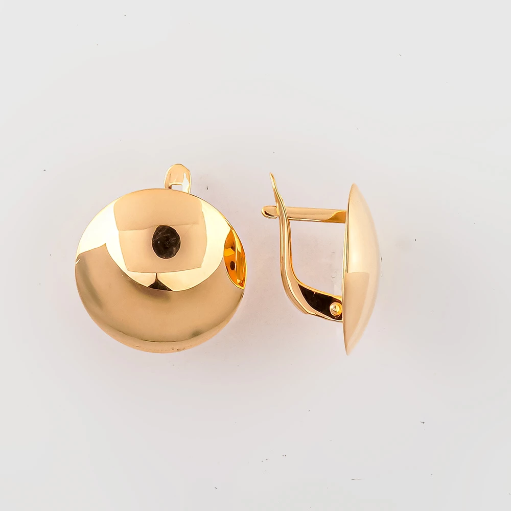 Серьги из красного золота 585 пробы