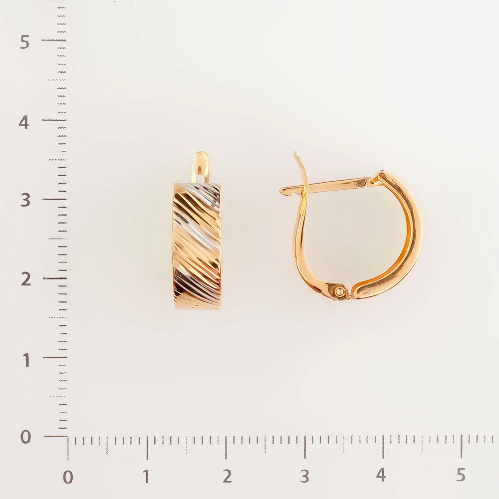 Серьги из красного золота 585 пробы