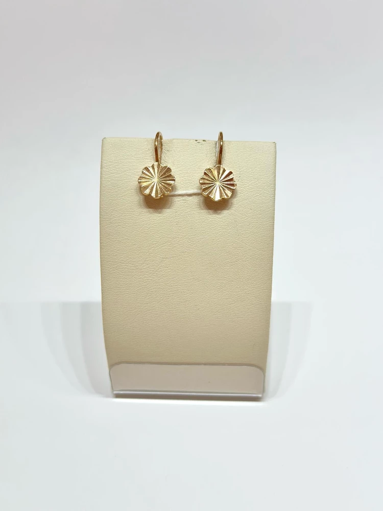 Серьги из красного золота 583 пробы