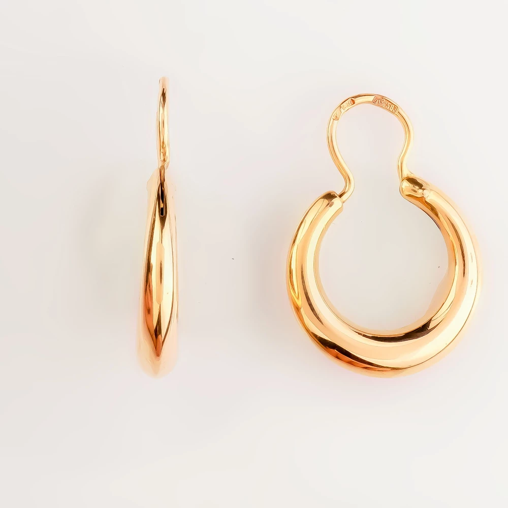 Серьги из красного золота 583 пробы