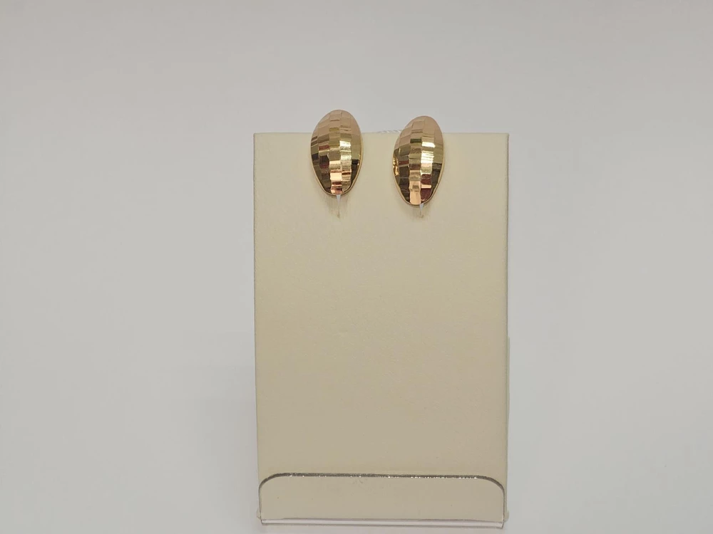 Серьги из красного золота 585 пробы