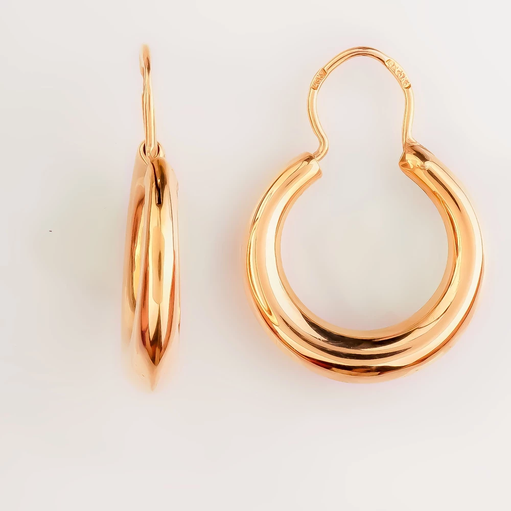 Серьги из красного золота 583 пробы