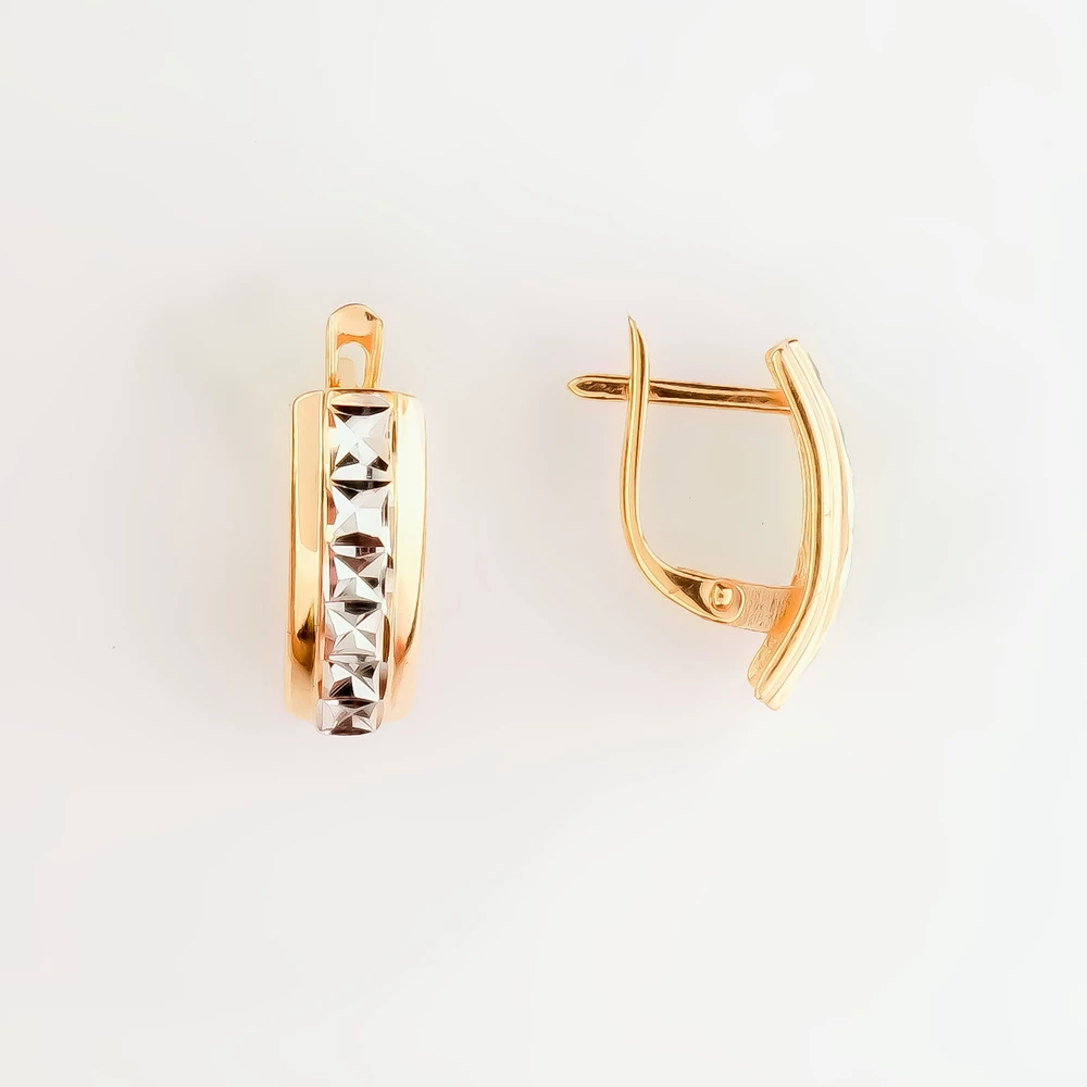 Серьги из красного золота 585 пробы