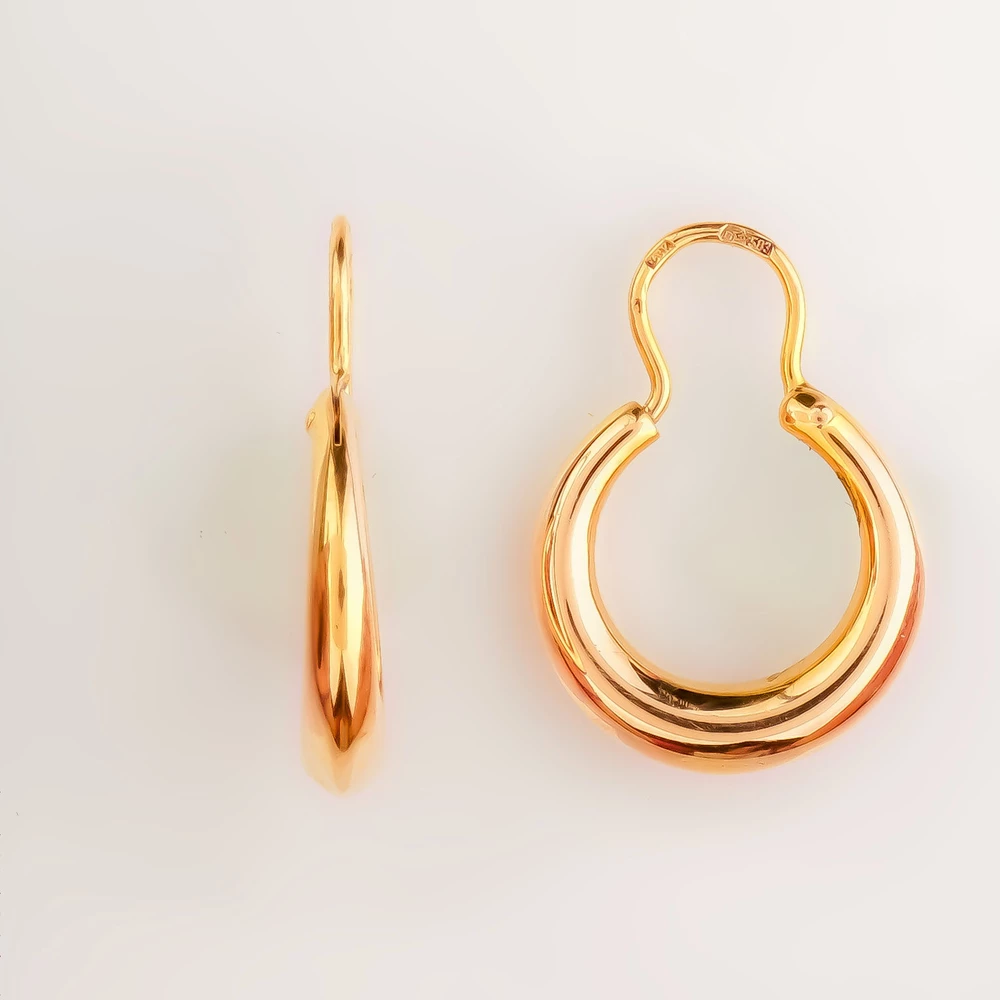 Серьги из красного золота 583 пробы
