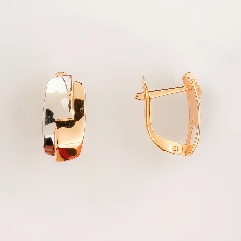 Серьги из красного золота 585 пробы