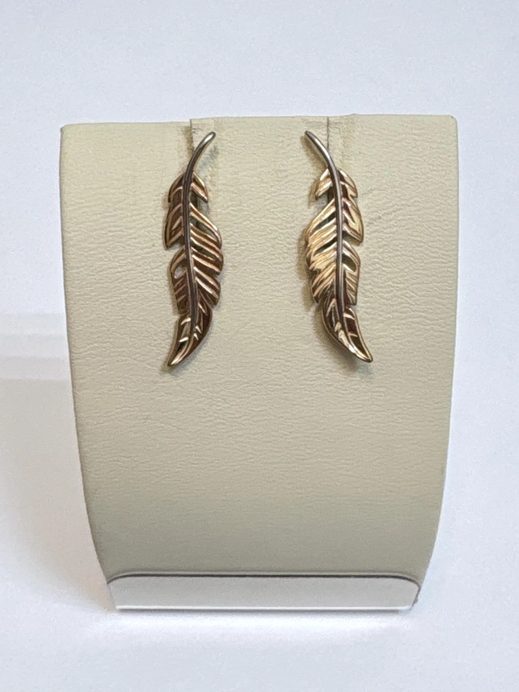 Серьги из красного золота 585 пробы