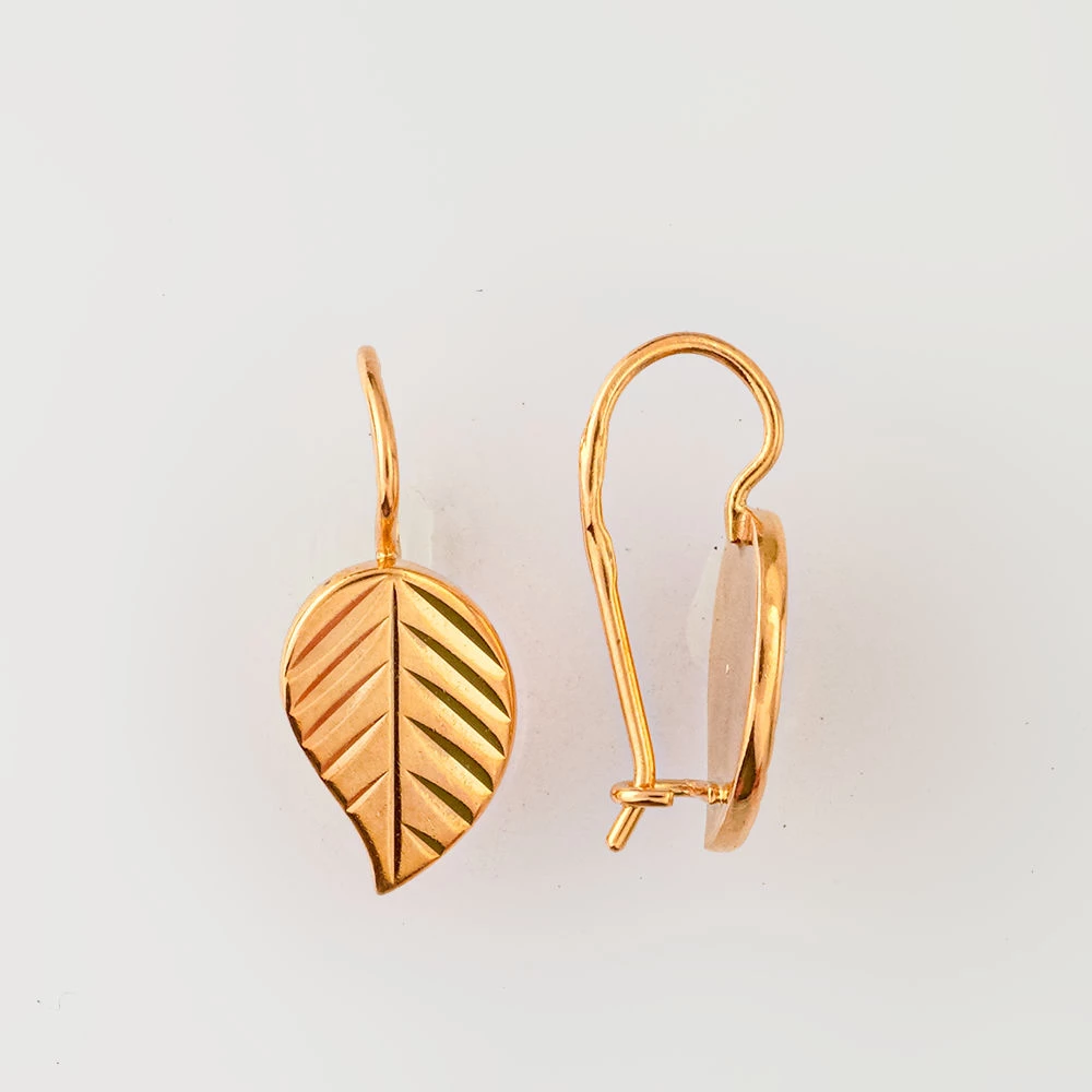 Серьги из красного золота 583 пробы