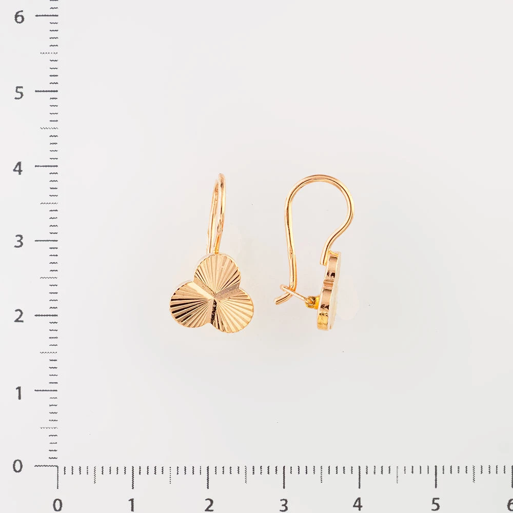 Серьги из красного золота 583 пробы