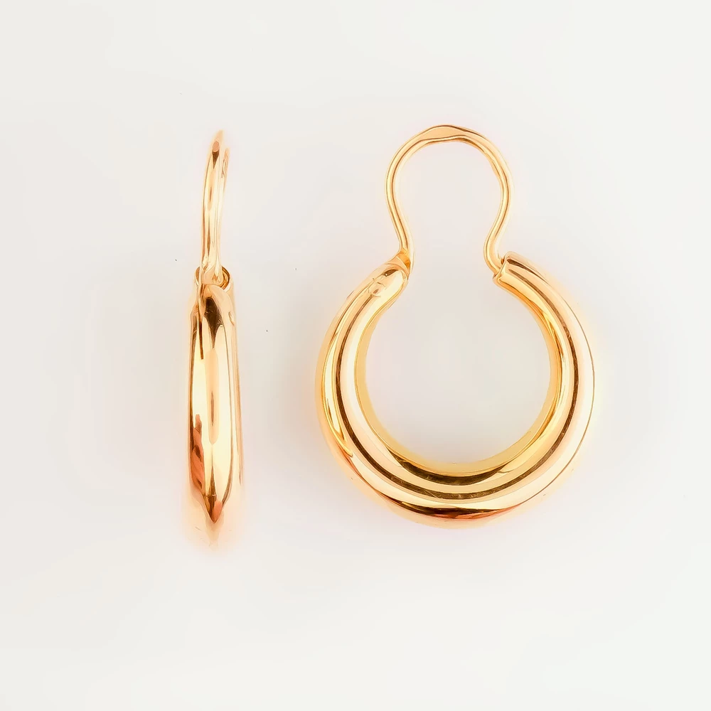 Серьги из красного золота 585 пробы