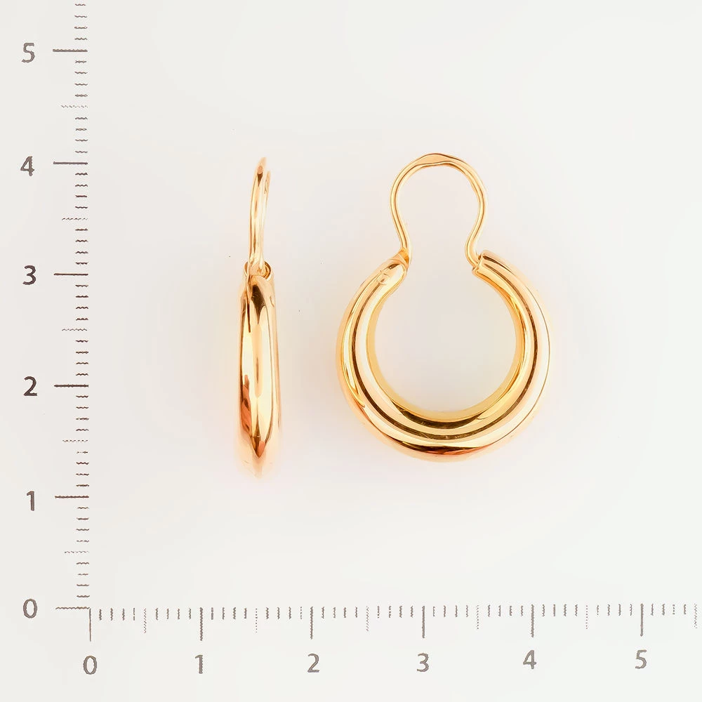 Серьги из красного золота 585 пробы