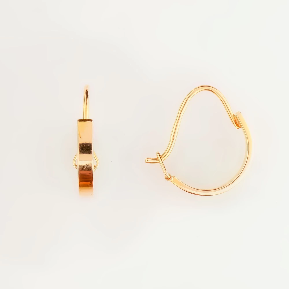 Серьги из красного золота 585 пробы