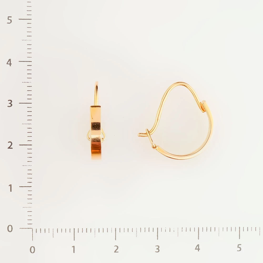 Серьги из красного золота 585 пробы