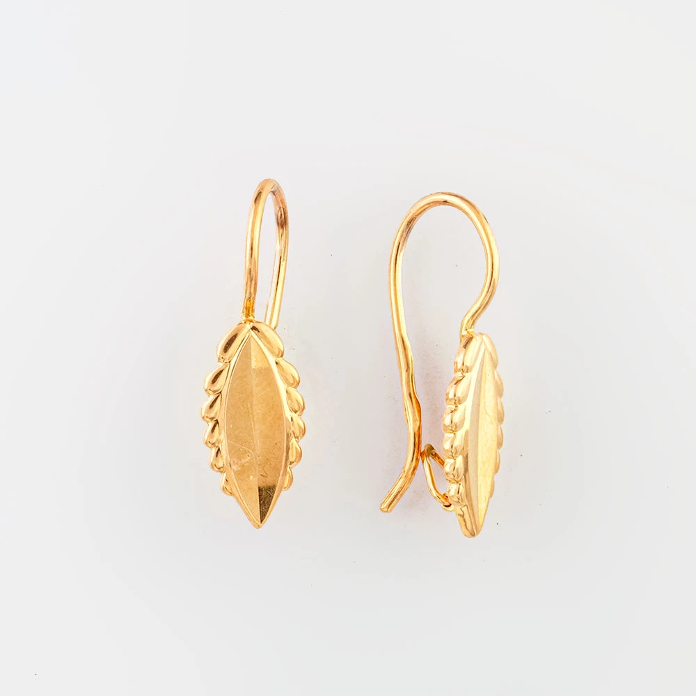 Серьги из красного золота 585 пробы