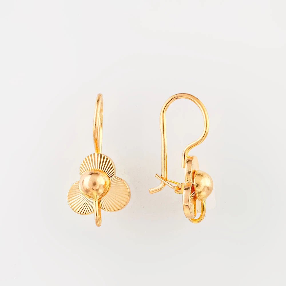 Серьги из красного золота 583 пробы