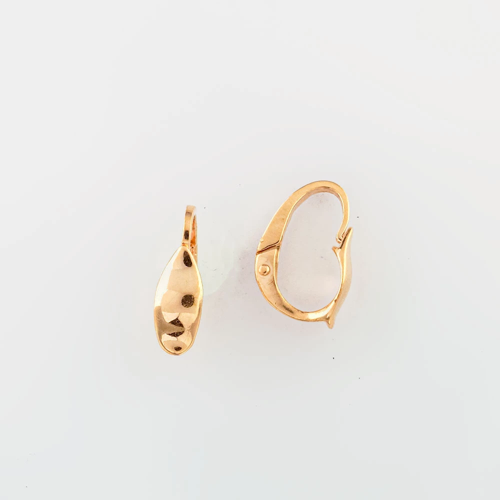 Серьги из красного золота 585 пробы