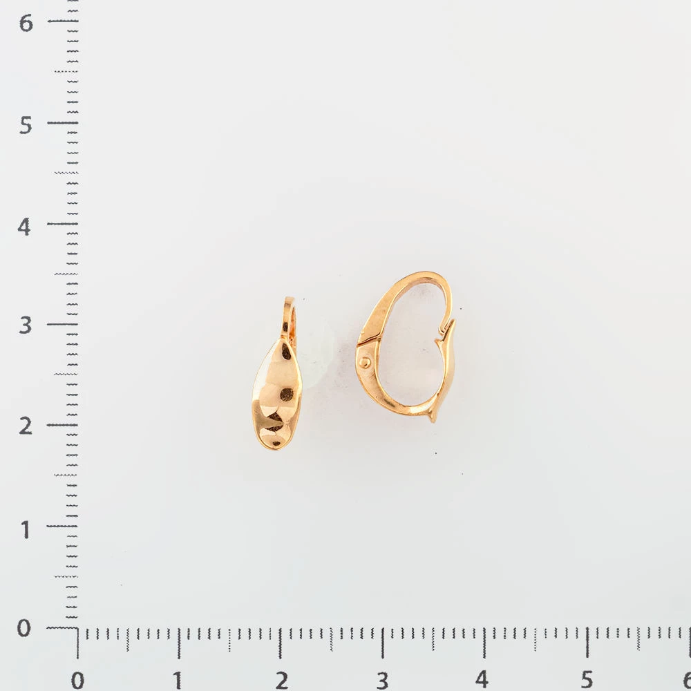 Серьги из красного золота 585 пробы