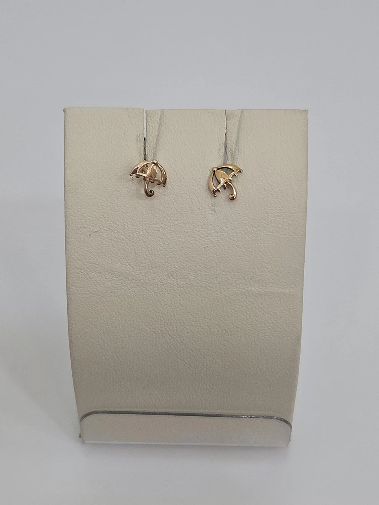 Серьги из красного золота 585 пробы