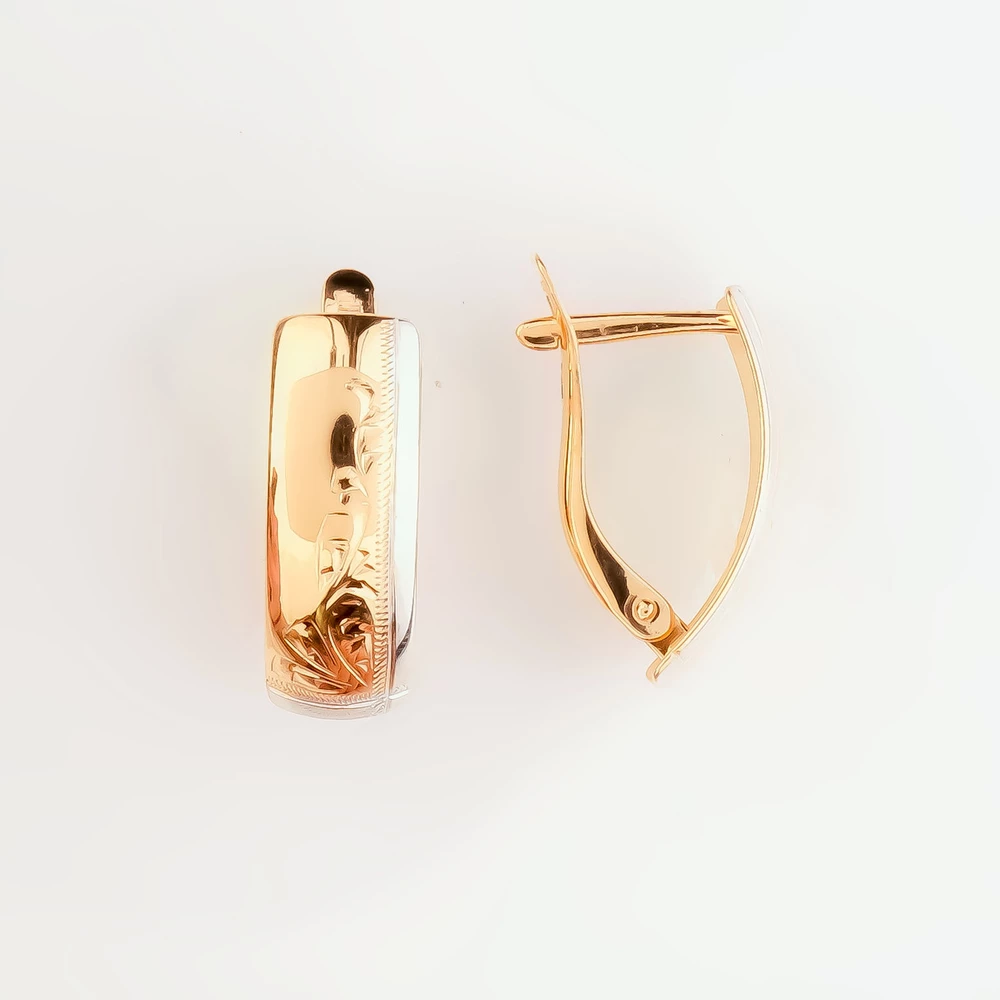 Серьги из красного золота 585 пробы