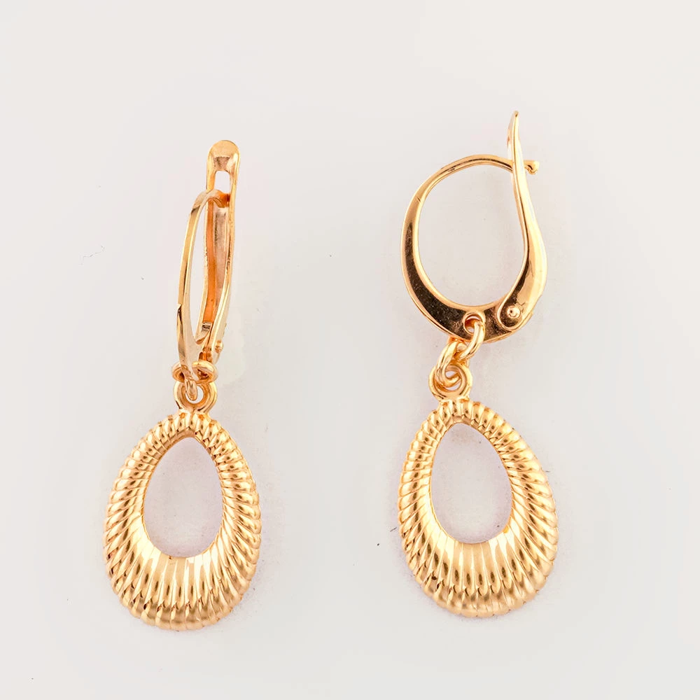 Серьги из красного золота 585 пробы