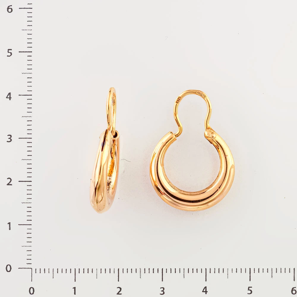 Серьги из красного золота 583 пробы