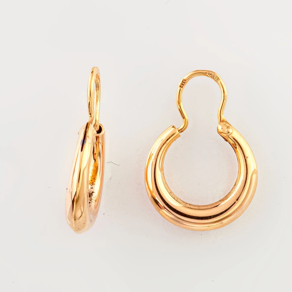 Серьги из красного золота 583 пробы