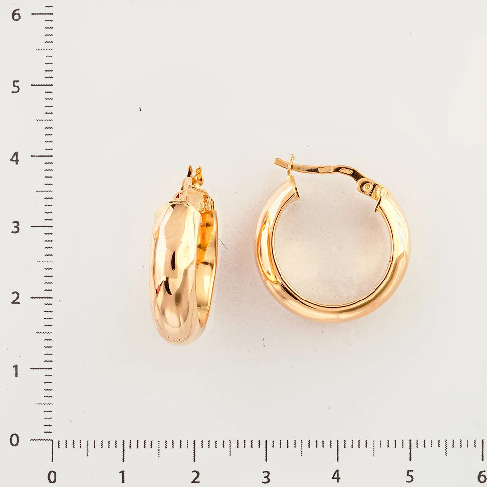 Серьги из красного золота 585 пробы