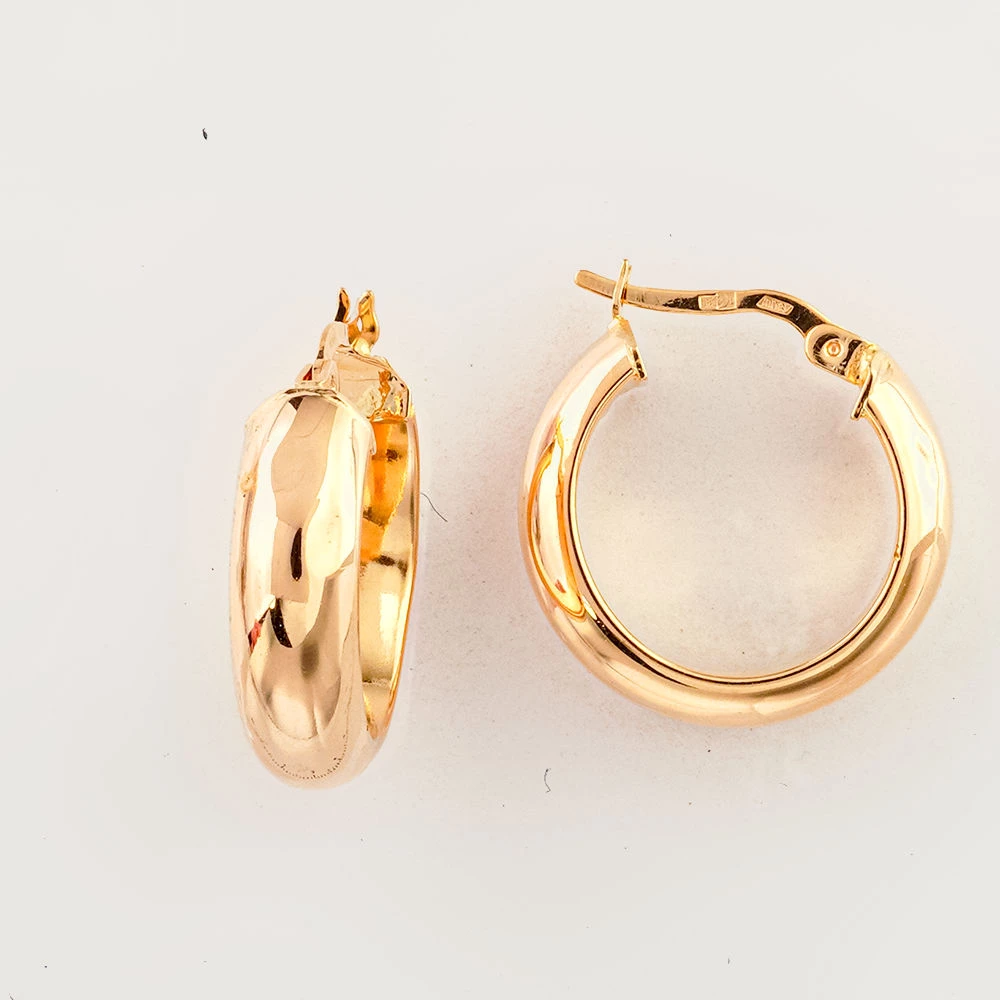 Серьги из красного золота 585 пробы