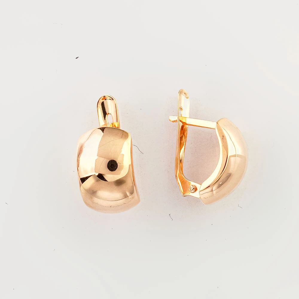 Серьги из красного золота 585 пробы