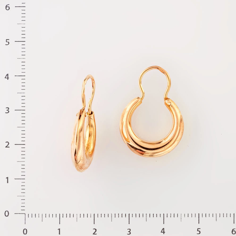 Серьги из красного золота 583 пробы