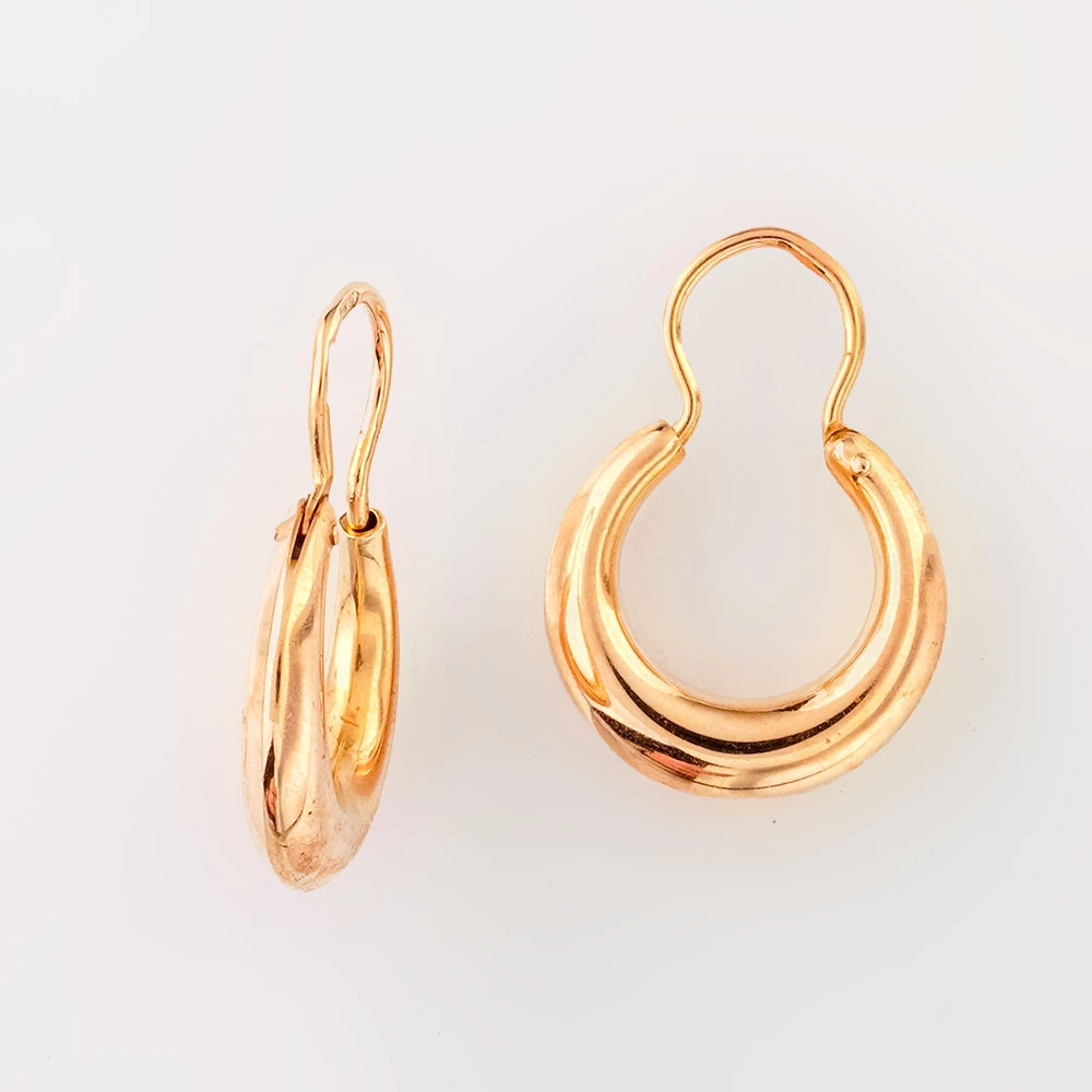 Серьги из красного золота 583 пробы