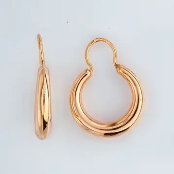 Серьги из красного золота 585 пробы