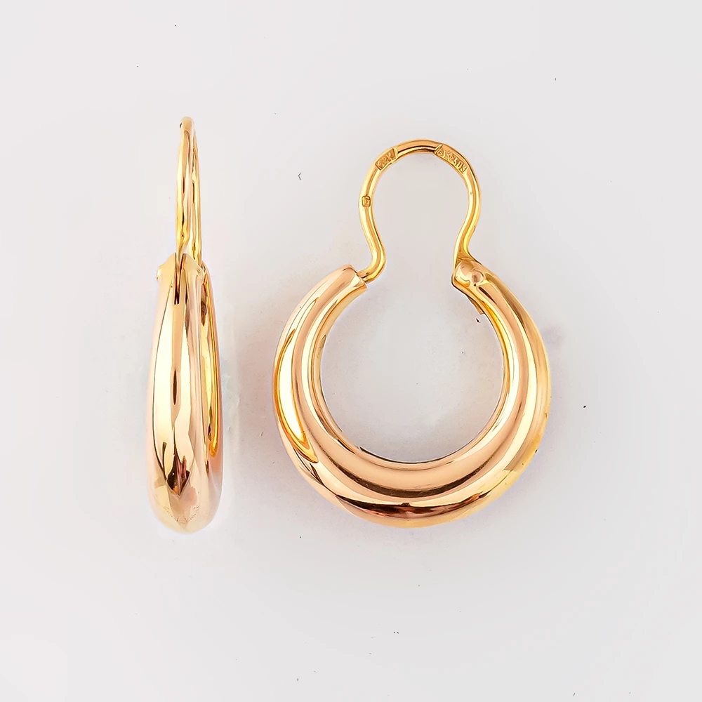 Серьги из красного золота 583 пробы