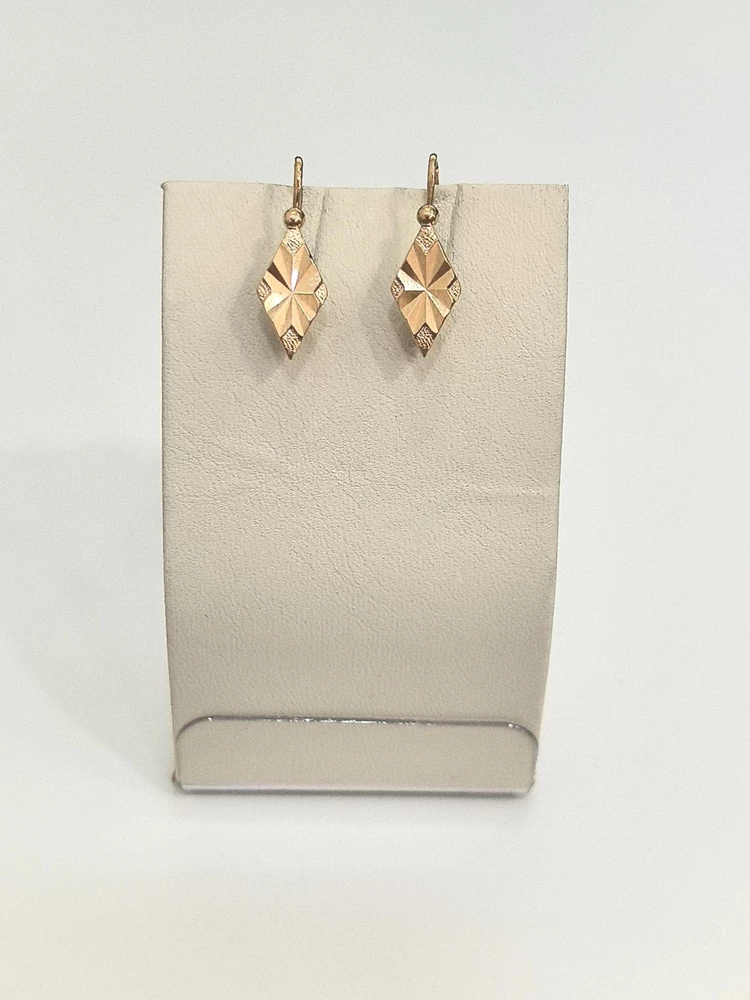 Серьги из красного золота 583 пробы