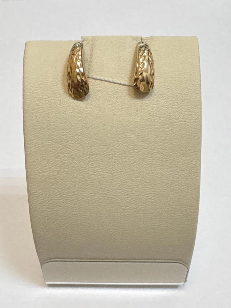 Серьги из красного золота 375 пробы