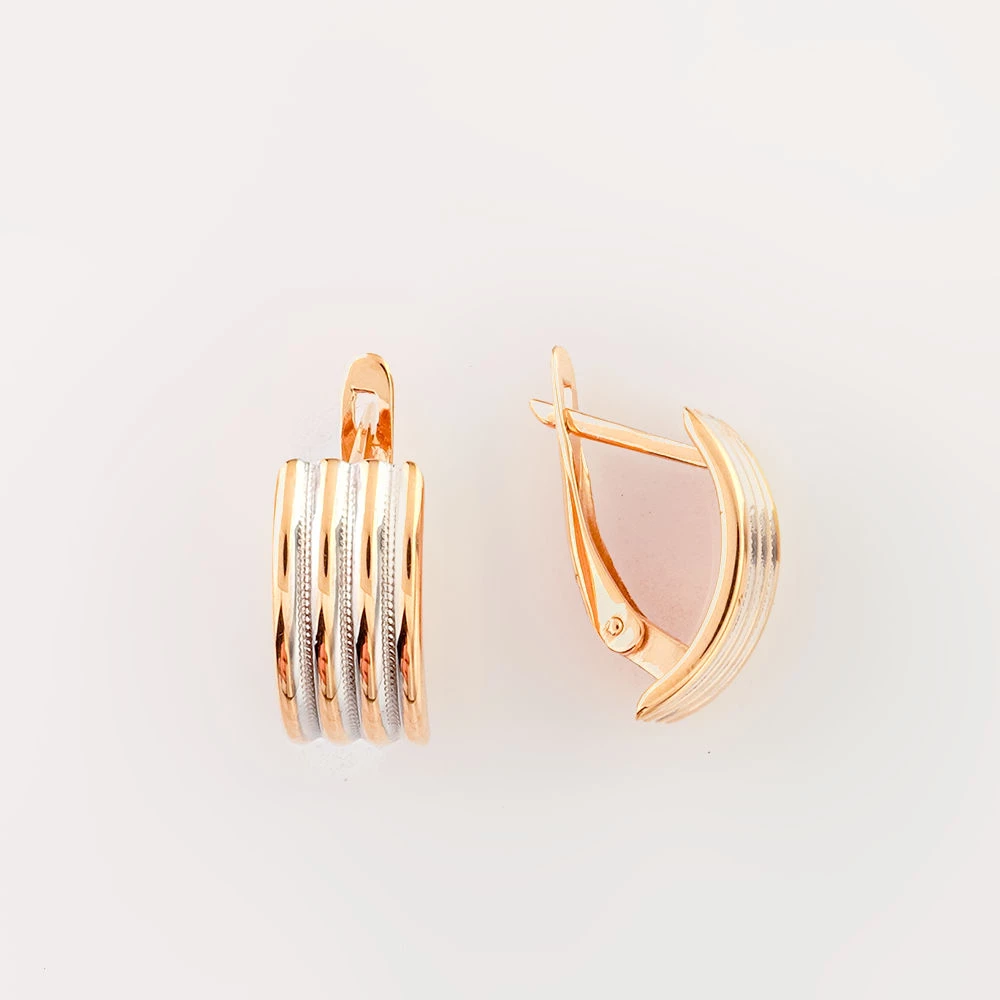 Серьги из красного золота 585 пробы